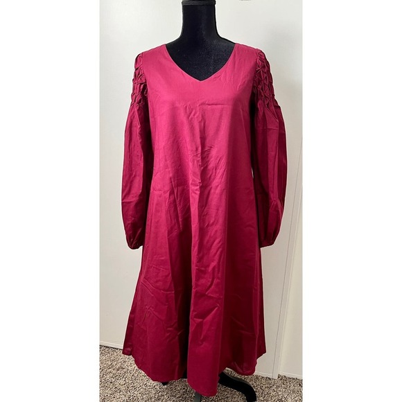Merlette Dresses & Skirts - Merlette Maroon Dress - X-Small
